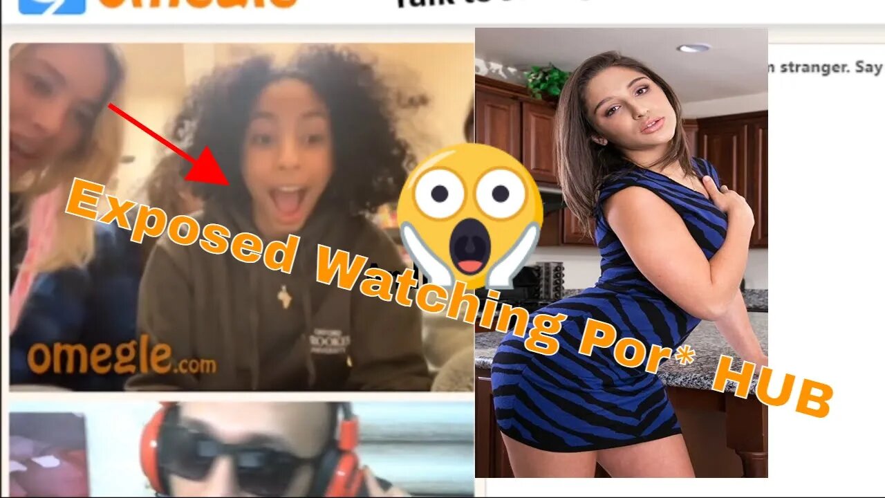 Girls Exposed watching P Hub funny trolling on #Omegle #AndrewTate Style