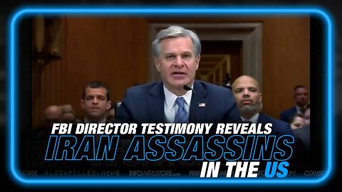 Alex Jones: FBI Director Reveals Iranian Hit Squads Have Already Tried Killing Americans Inside The United States - 10/31/23