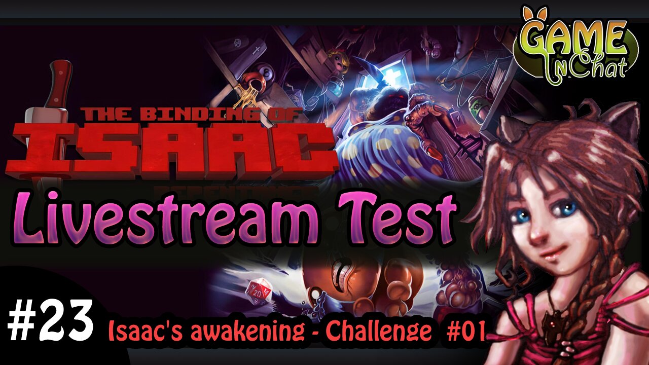 ✨LIVESTREAM Binding of Isaac, Repentance #23 Lill 🤗 Isaac's awakening Challenge (With info Mod)