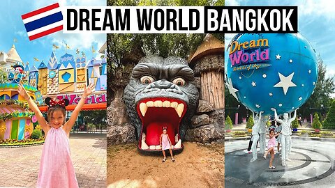 DREAM WORLD Bangkok FULL TOUR! | BEST VALUE Theme Park in Thailand?