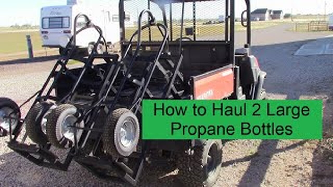 Kubota Propane Tank Hauler - Let's Figure This Out