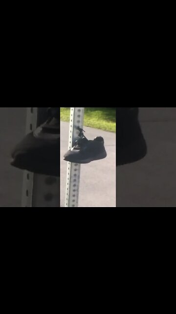 Black Shoe On A Sign | TBrown0065 #shorts