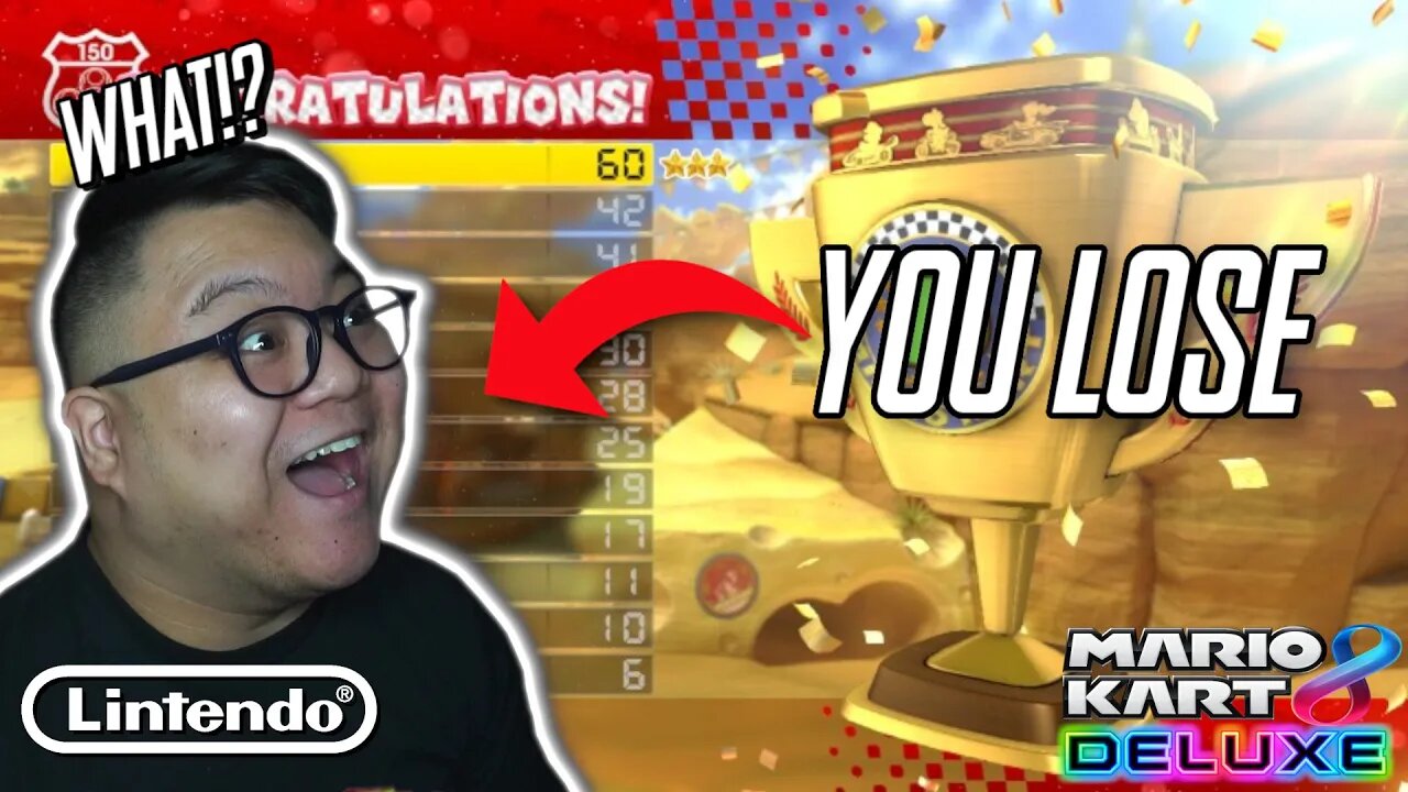 I kept getting LEGENDARY WINS with my friend in this Game - Mario Kart 8 Deluxe Online