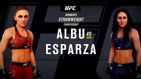 EA Sports UFC 3 Gameplay Carla Esparza vs Alexandra Albu