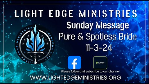 Pure & Spotless Bride 11-3-24