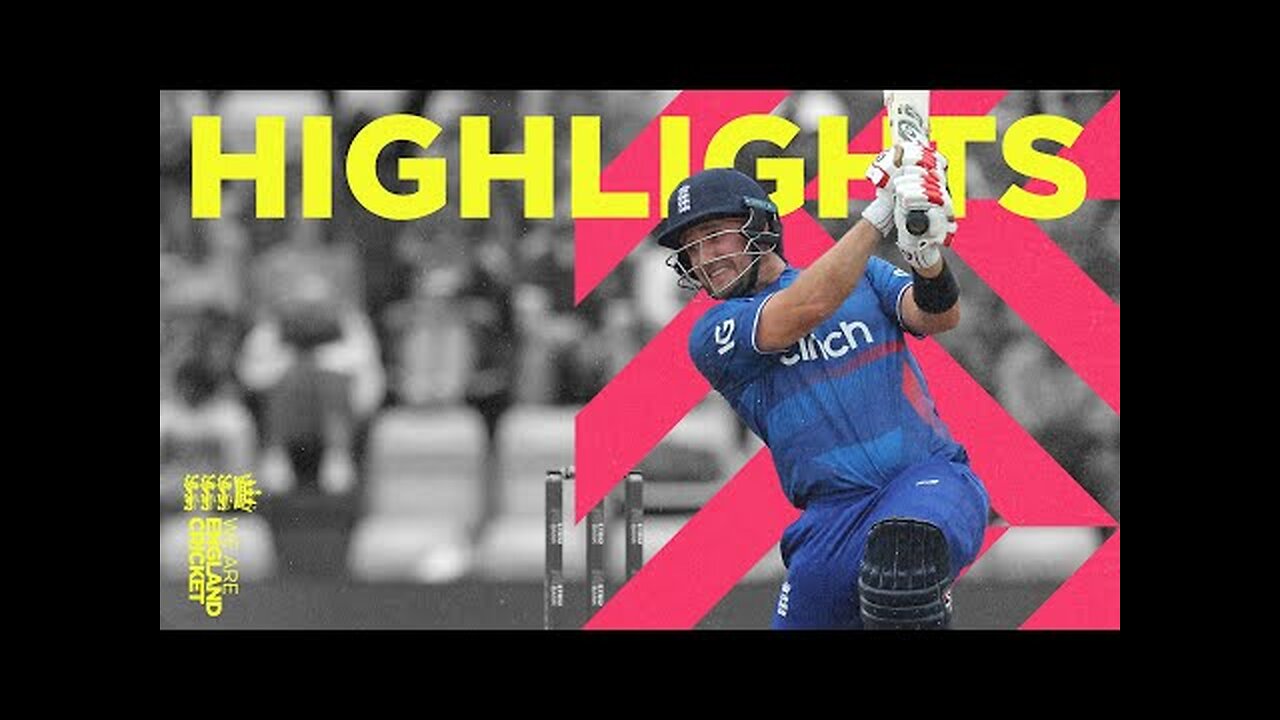 Livingstone Smashes 95 Off 78 | Highlights - England v New Zealand | 2nd Men's Metro Bank ODI 2023