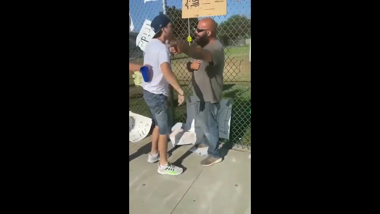 White BLM Activist Assaults Black Man