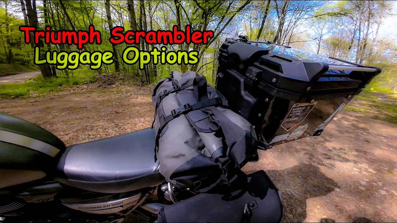 Luggage options for my Triumph Scrambler 1200