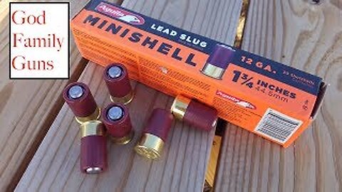 12 Gauge Mini Shells Warning