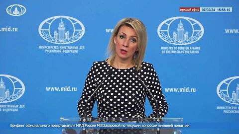 ZAKHAROVA: The decision of the Swedish authorities, this is not a farce, this is a mental hospital