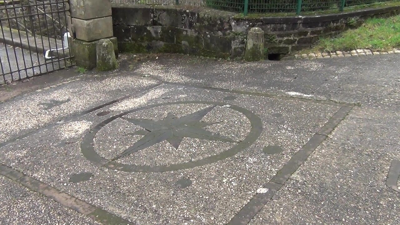 Knights Templar Commandery in a Deep Forest with Creepy Ritual Altar