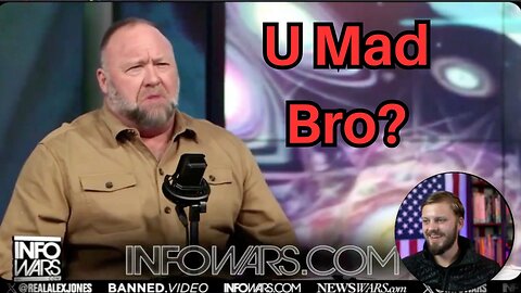 Alex Jones STILL Butthurt About Q (Analyzing His Segment)