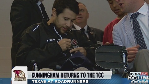 Craig Cunningham returns to Tucson Arena