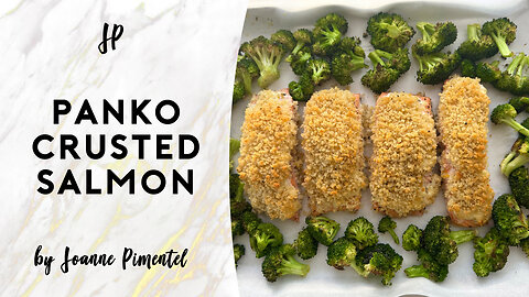 PANKO CRUSTED SALMON | My New Favorite Way To Make Salmon!