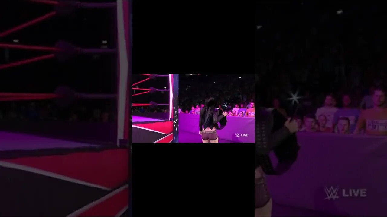 WWE 2k22 Paige Entrance #shorts