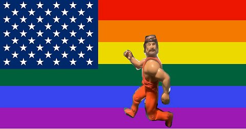 Mexican Chuck Norris running to America to celebrate PRIDE