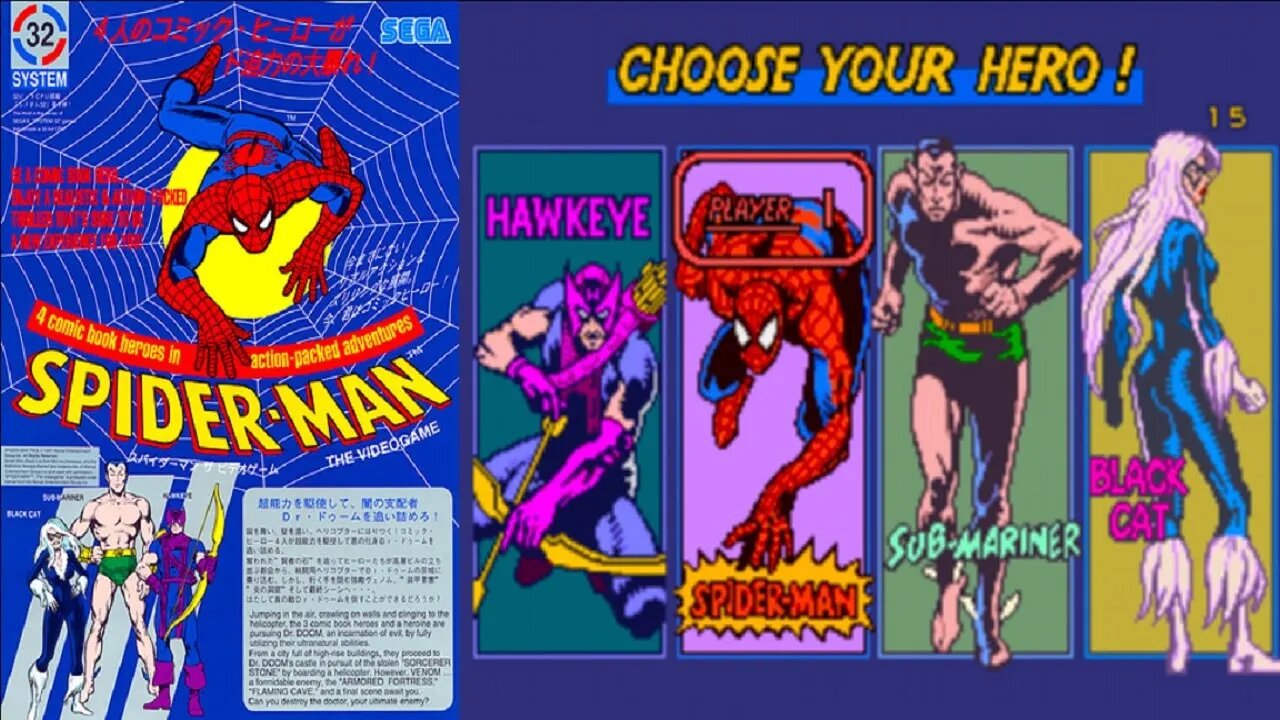 Spiderman The Video Game 1991 [ARCADE]