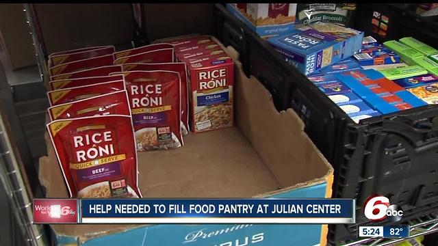 Help needed to fill pantry at Julian Center