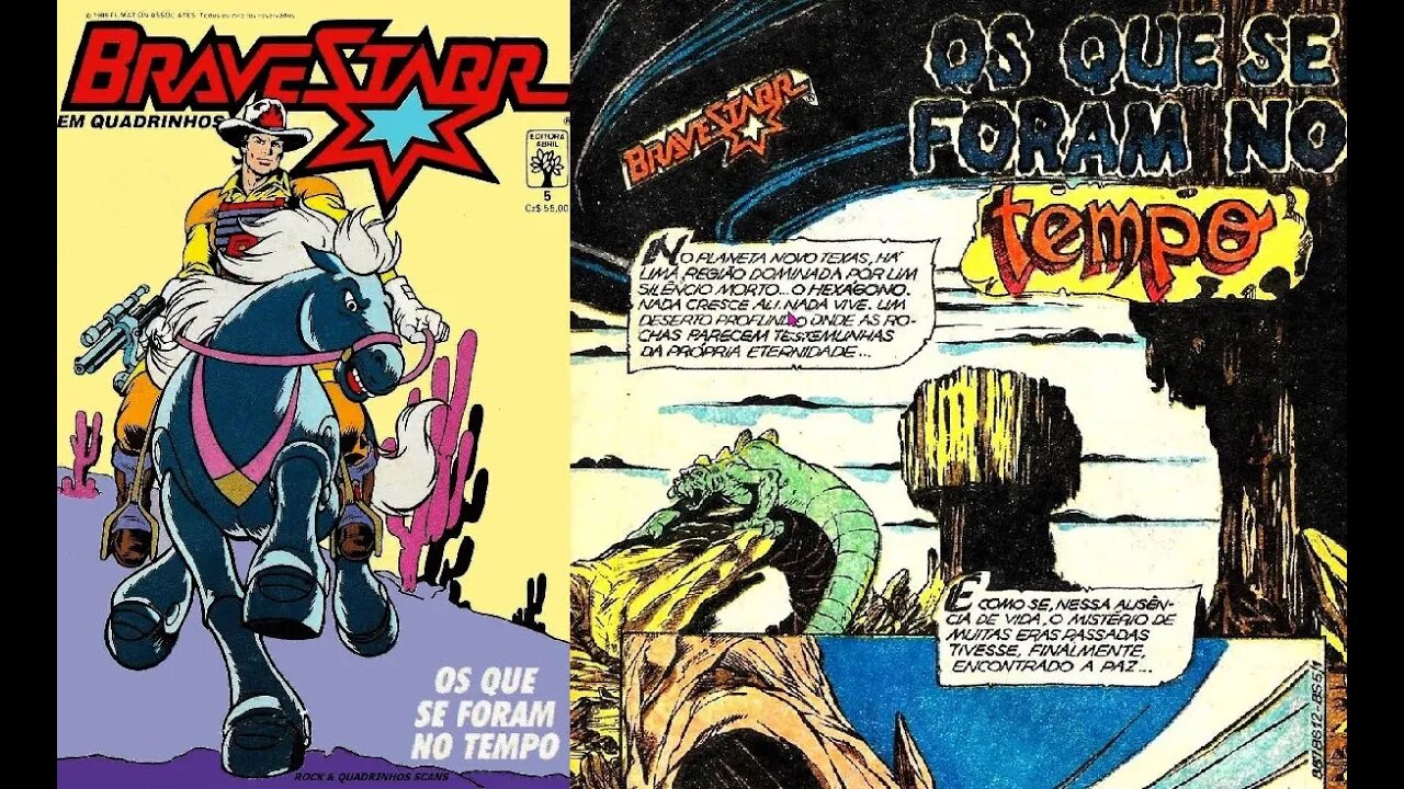 13 BRAVE STARR OS QUE FORAM NO TEMPO #museudogibi #quadrinhos #comics #manga