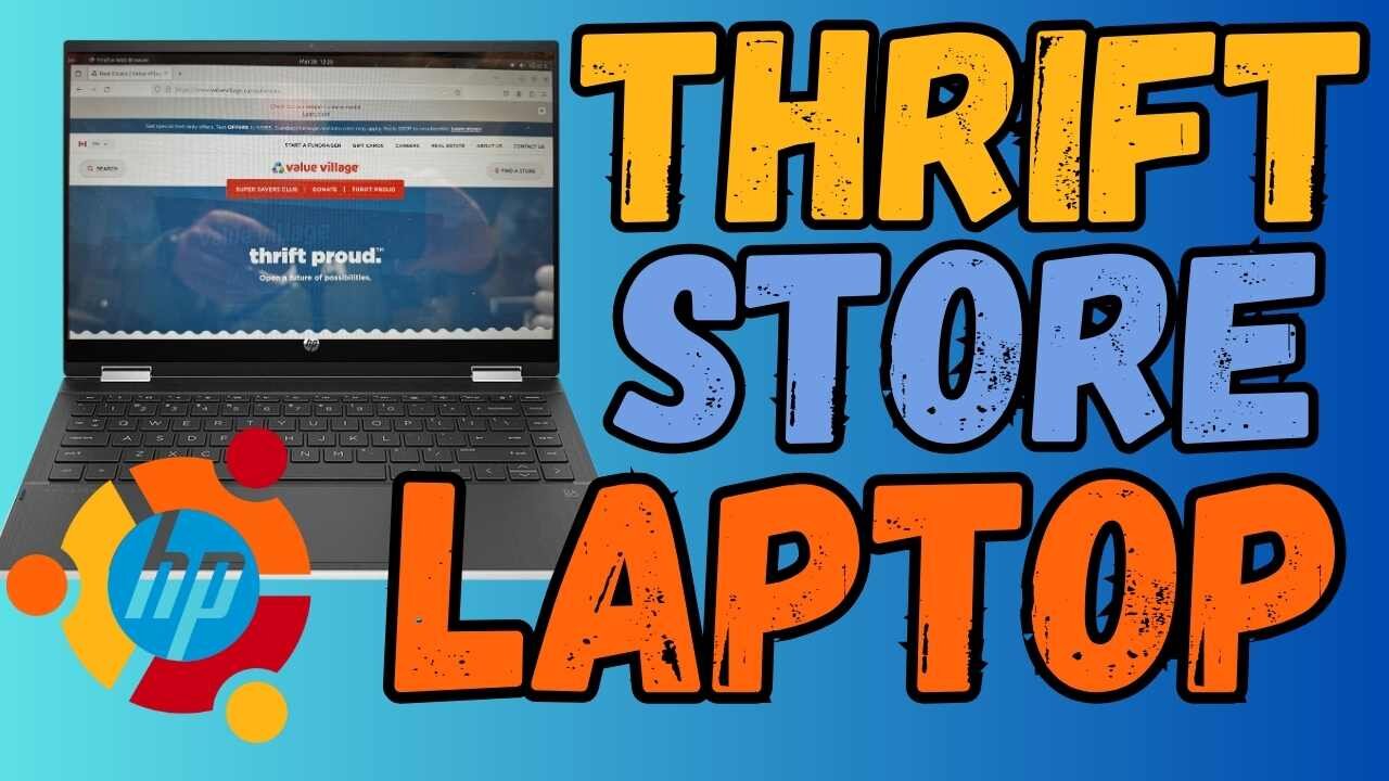 Thrift Store Laptop