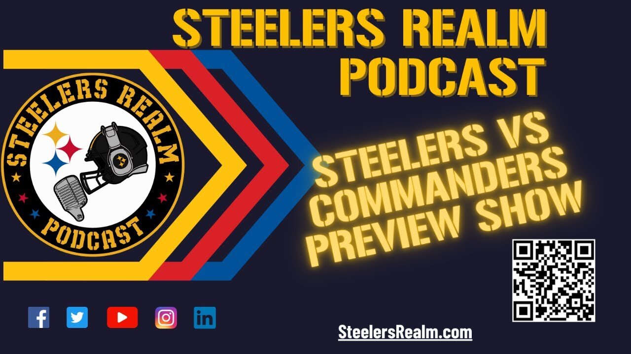 Commanders vs Steelers matchup preview week 10 | SRP S6-E41 11-7-24