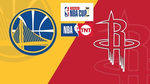 Warriors @ Rockets NBA CUP LIVE REACTION & COMMENTARY #nbacup #warriors #rockets