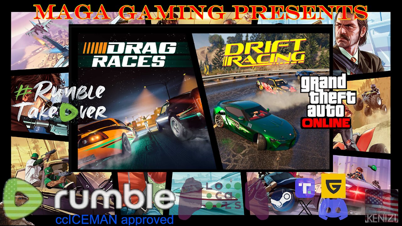 Official Rockstar GTAO Newswire, then some GTAO - Drag Races / Drift Racing Week: Friday