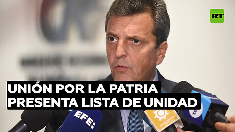 El peronismo lanza una "lista de unidad" con el ministro Sergio Massa como candidato a presidente