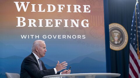 President, VP Discuss Wildfires With Governors