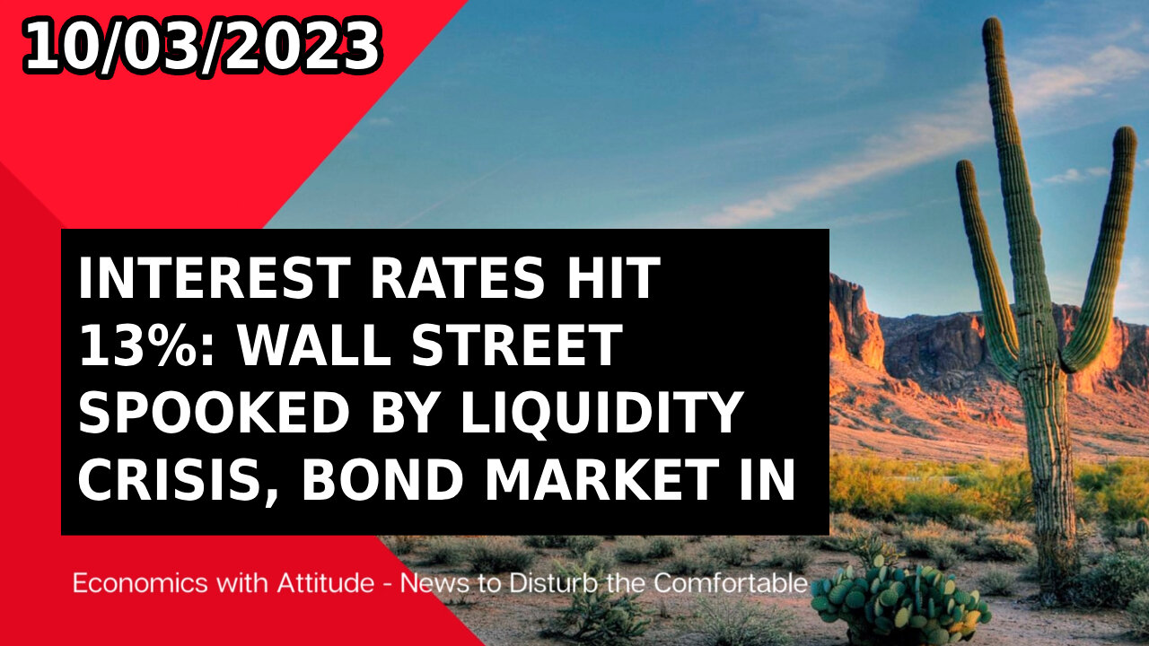 🚨💰 INTEREST RATES HIT 13%: WALL STREET SPOOKED BY LIQUIDITY CRISIS, BOND MARKET IN PANIC MODE! 💰🚨