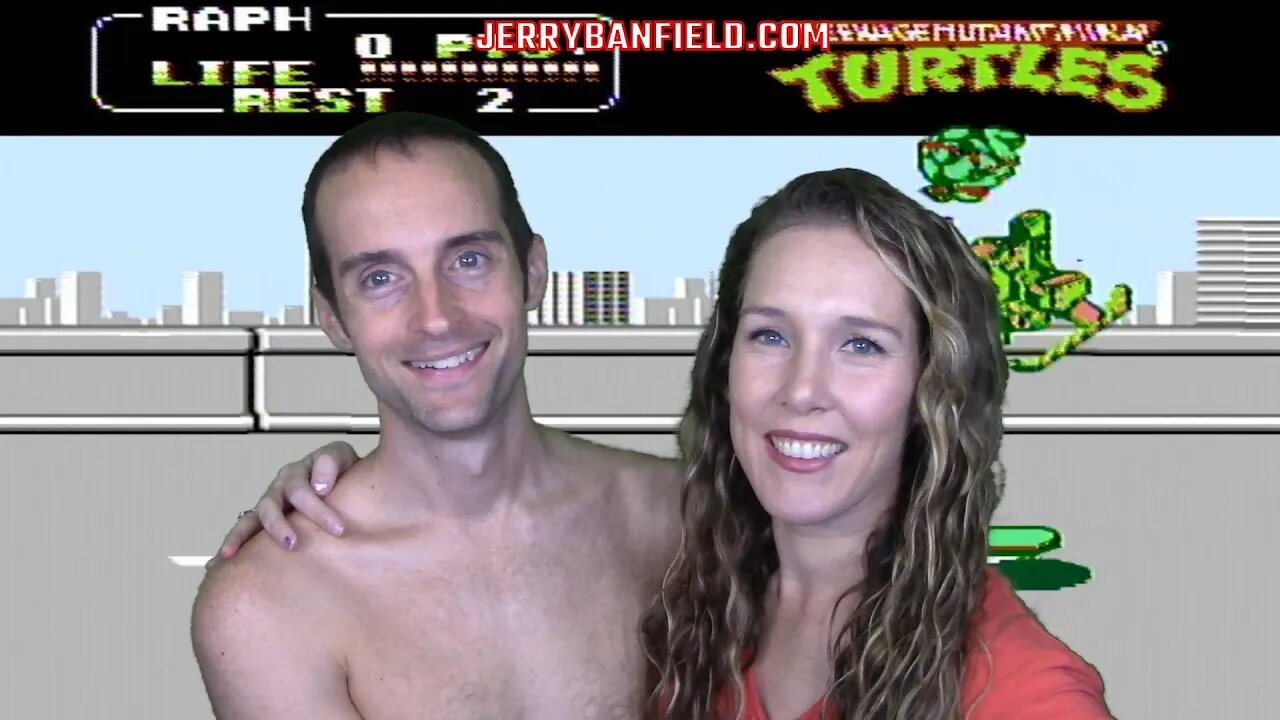 Teenage Mutant Ninja Turtles II The Arcade Game on NES with My Wife Laura Banfield!