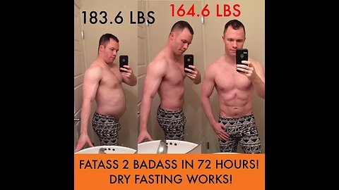 HOW I LOST 19 LBS IN 3 DAYS DRY FASTING!