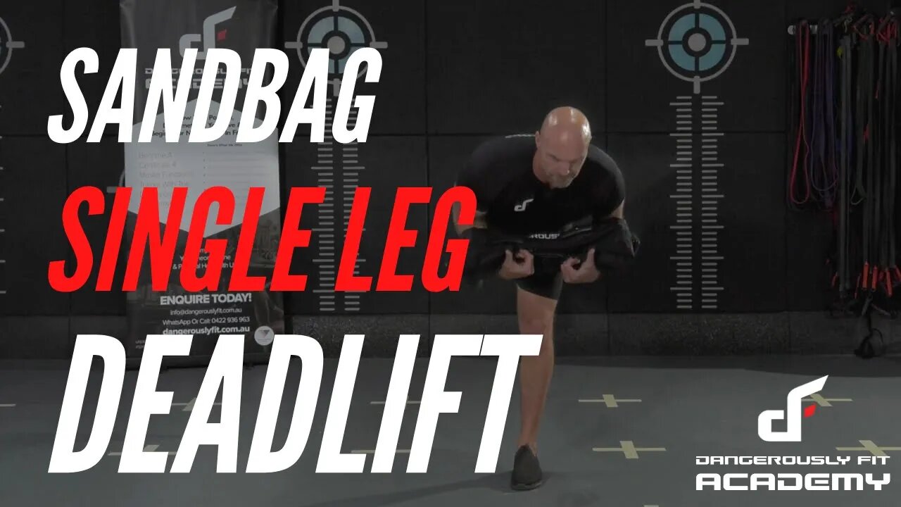 Sandbag Single Leg Deadlift (Demonstration)