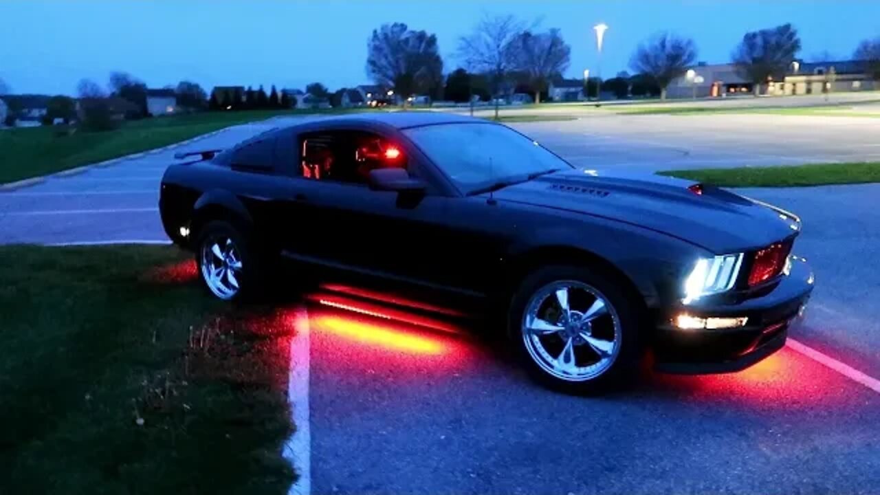 2005-2009 Ford Mustang Fully Customized Multi-Color LIGHT SHOW JSTUHV6