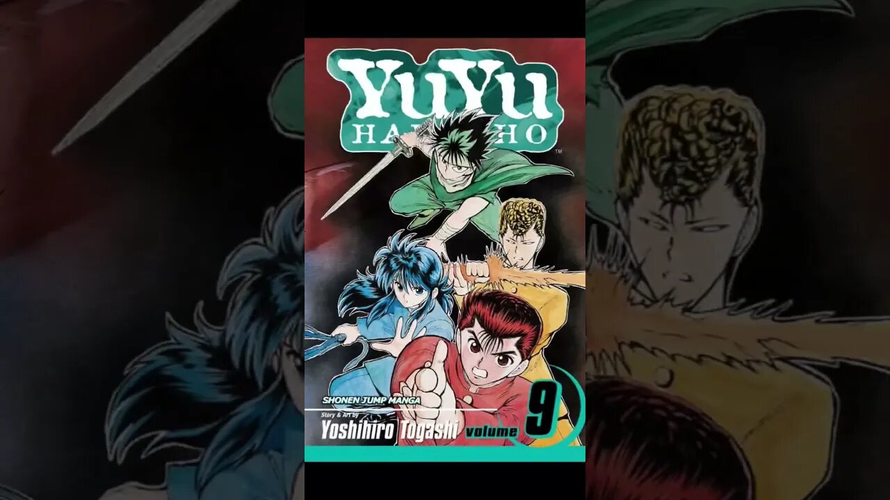 Yu Yu Hakusho All the Manga Covers #yuyuhakusho #90sanime #shortanime #shorts