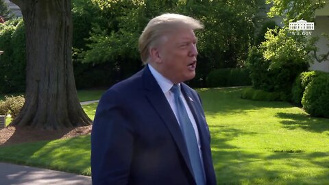 President Trump Delivers Remarks Upon Departure