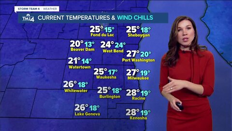 Temps to climb near 40 degrees Wednesday afternoon