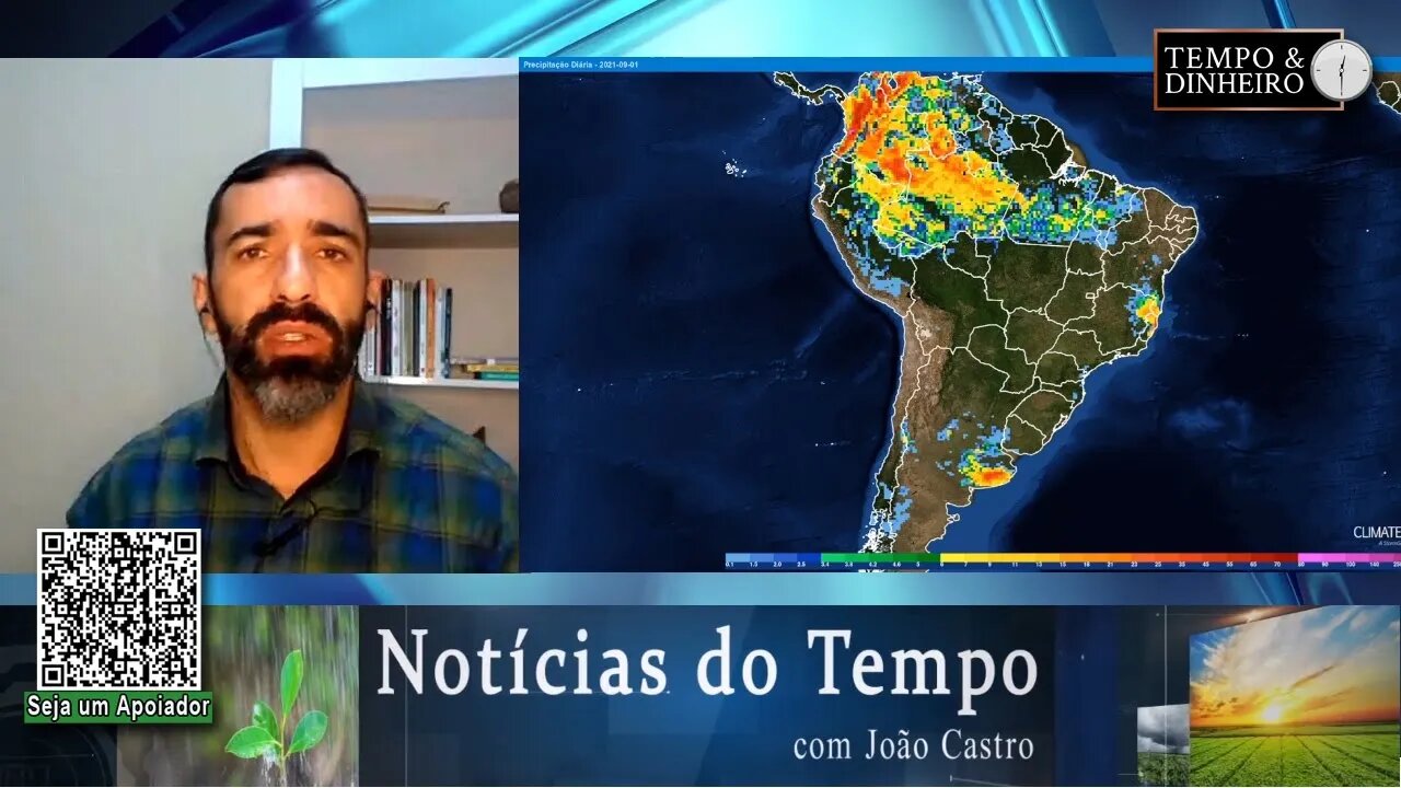 Nova frente de CHUVAS já tem data pra chegar - dia 10 de setembro; depois, nova rodada de dias frios