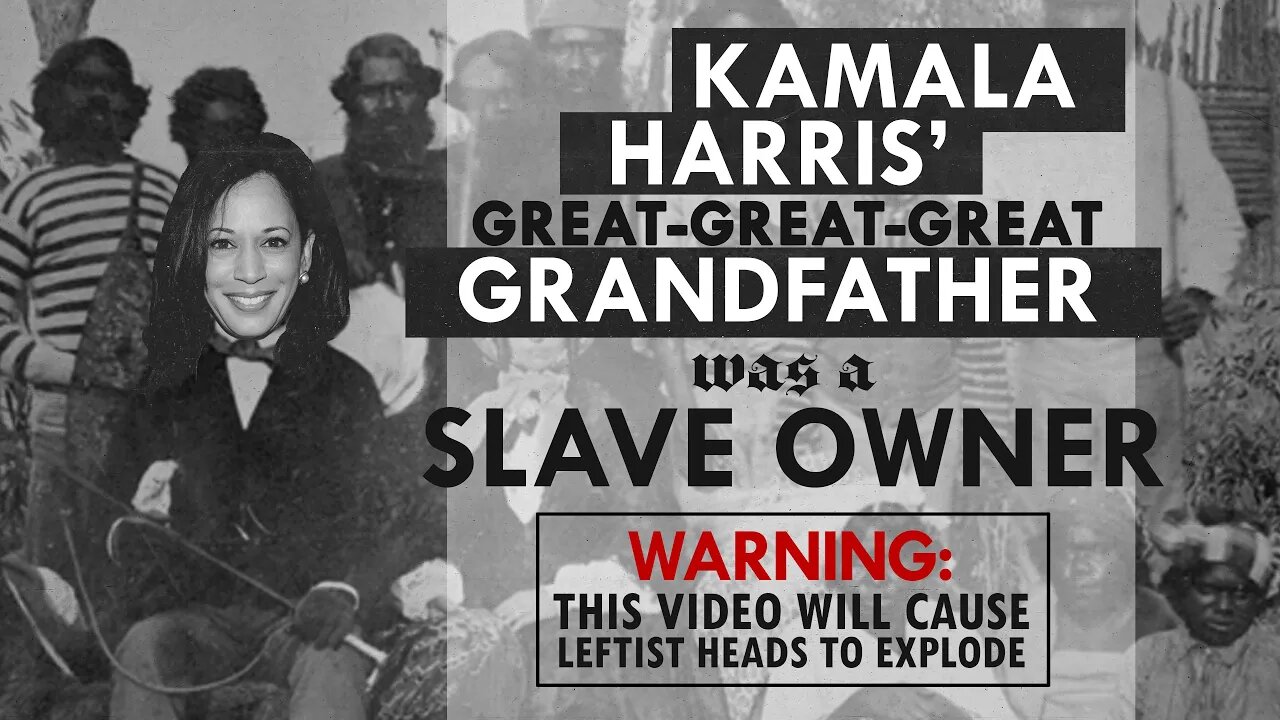 Kamala Harris' Great-Great-Great Grandfather Was A Slave Owner