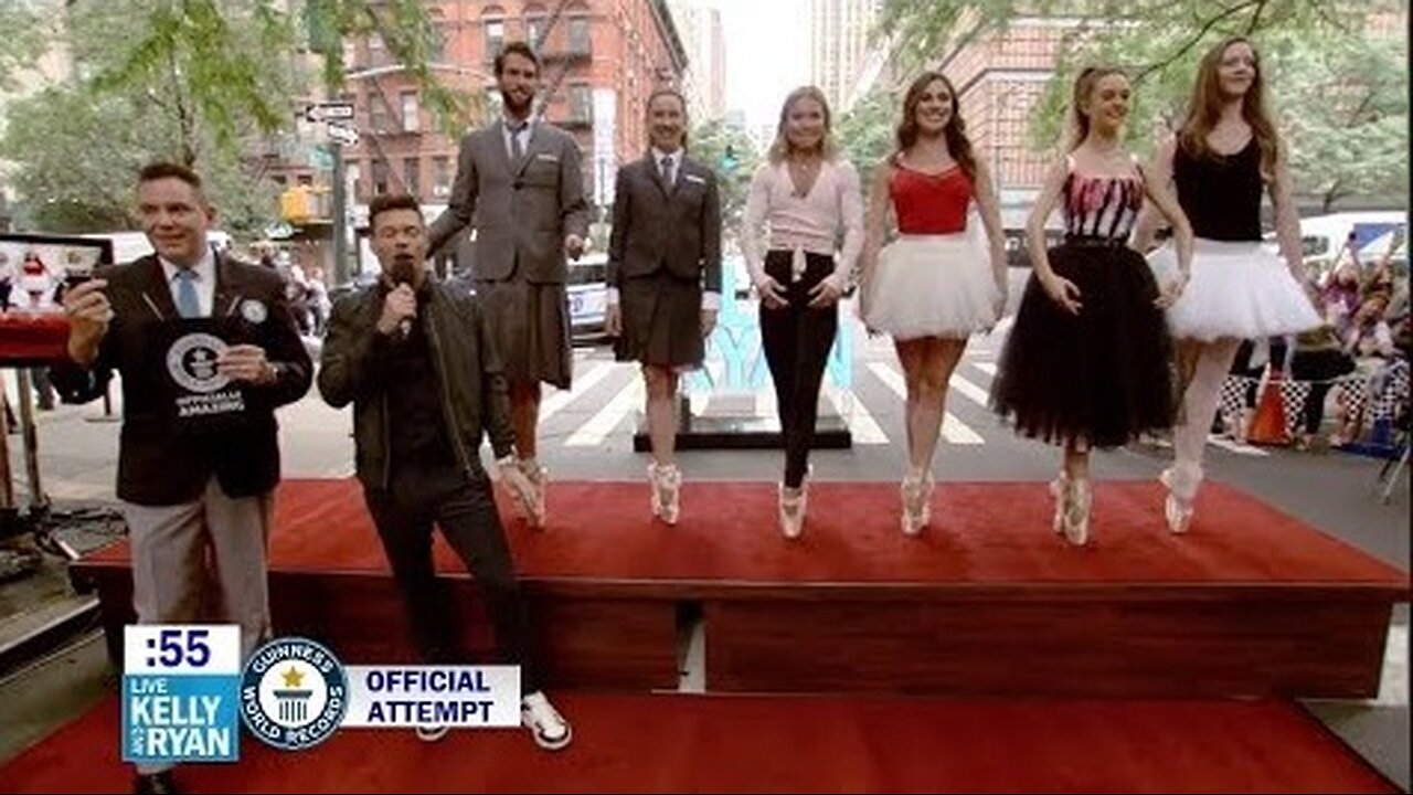 Live Breaks the Guinness World Record for Most Dancers en Pointe