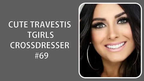 Trans Beauty Portrait - Cute Travestis Tgirls Crossdresser #69