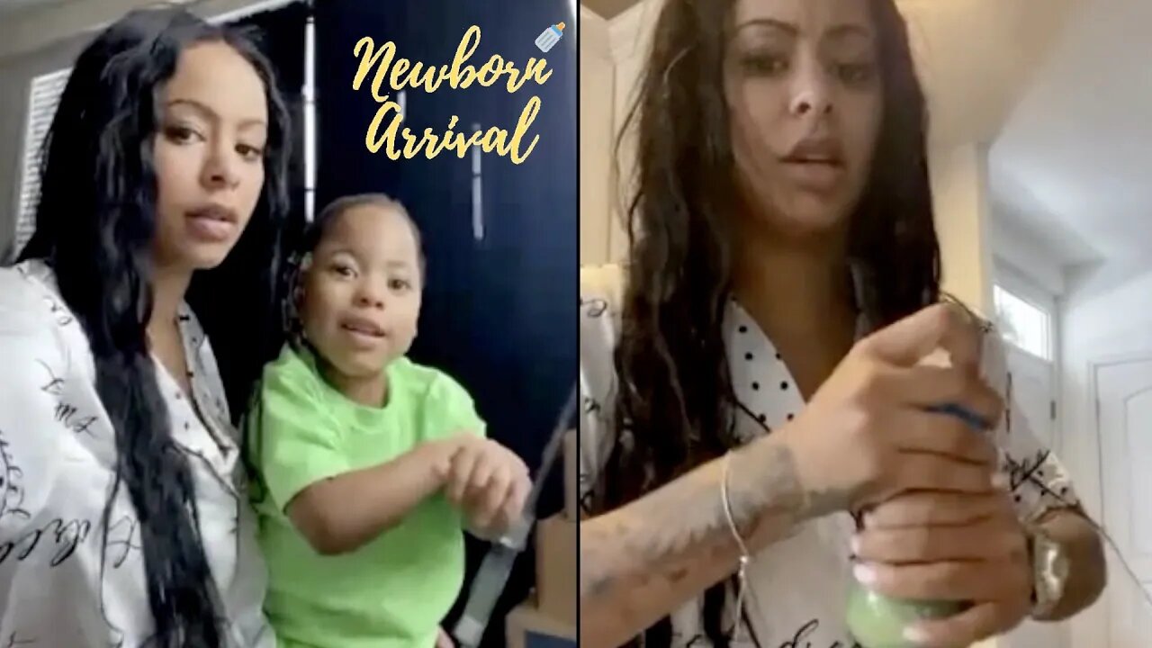 Alexis Skyy Responds To Critics Of Her Putting Soup In Daughter Alaiya's Bottle! 🍼