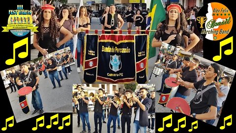 Banda de Percussão Valcílio Bento 2022 No III Festival de Bandas e Fanfarras 2022 #joãoalfredo