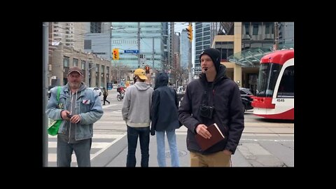 Street preaching Toronto - Where will your soul will be in eternity?