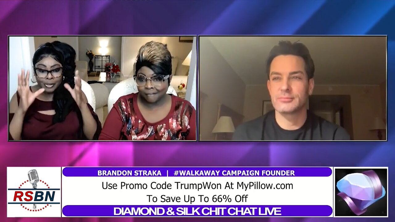 Diamond & Silk Chit Chat Live Joined by: Brandon Straka 10/11/22