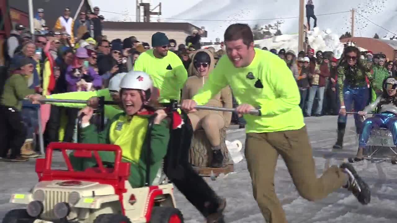 Getting weird at Stanley WinterFest with the outhouse races