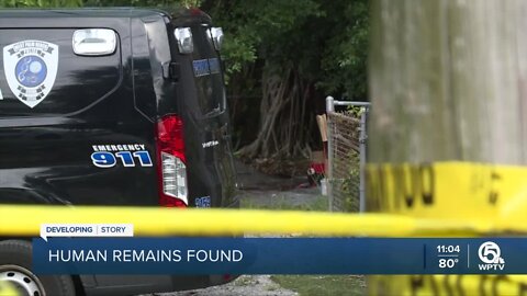 Human remains found in empty lot in West Palm Beach