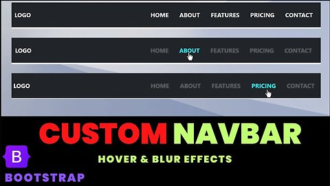 Create An Interactive NavBar in Minutes — Bootstrap Tutorial