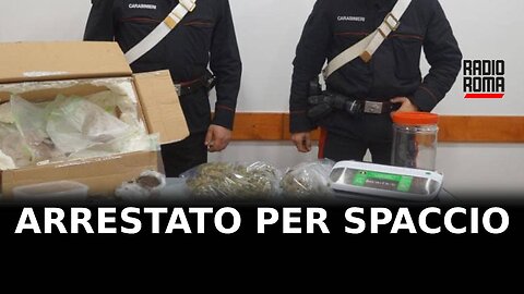 Imprenditore 32enne arrestato per spaccio