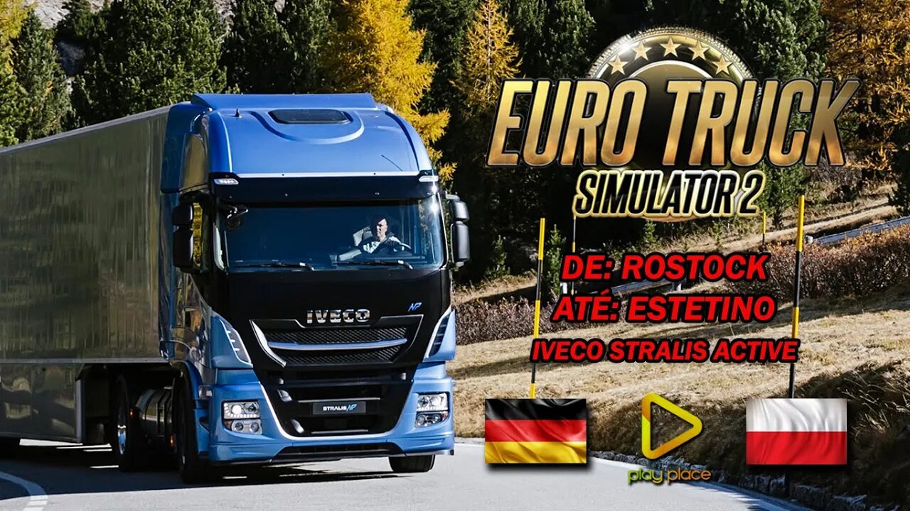 Euro Truck Simulator 2 - PC / Rostock (Alemanha) até Estetino (Polônia)